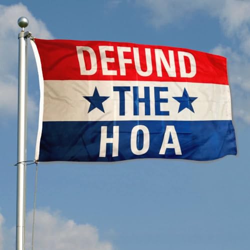 2but Defund The HOA Flag Tapestry banner 3x5ft Man Cave
