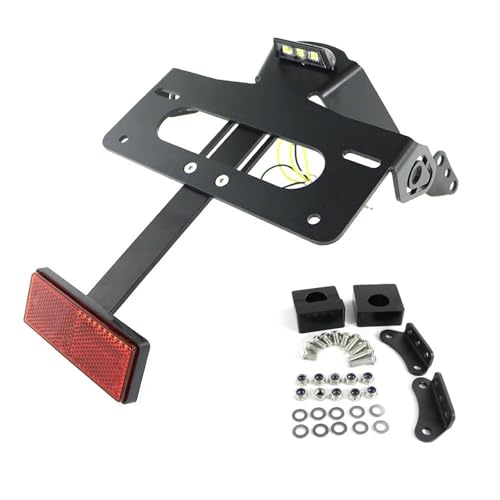 Support de plaque moto MT-09 SP anti vibration pour éliminer l'encombrement