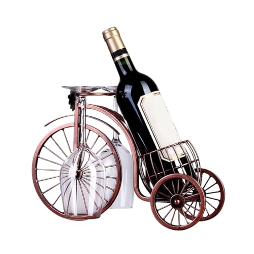 Soporte para Botellas de Vino de Metal Vintage miniatura 1
