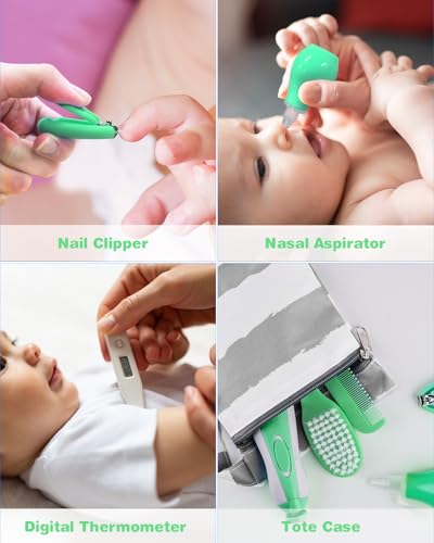 image for OTTOLIVES Baby Healthcare and Grooming Kit, 24 in 1 Baby Electric Nail