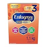 Enfagrow Premium Promental Etapa 3, alimento adicionado para niños a partir de 1 año, Natural, Caja, 1.1 kg, 1100 gramo,...