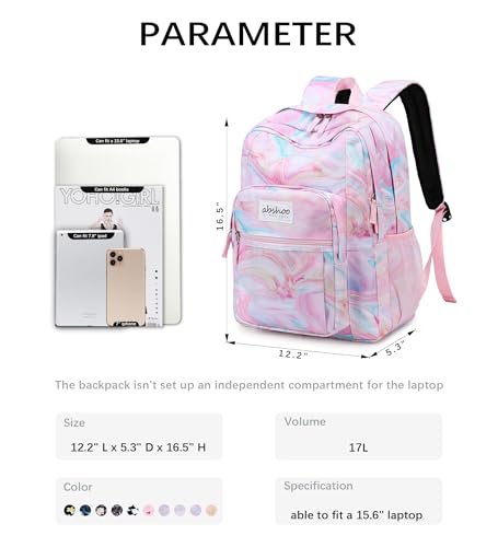 Image of abshoo Classical Basic Tie Dye Womens School Backpack For College Teen Girls Water Resistant Bookbag (Tie Dye)