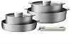 Modori stainless steel Cookware Set of 7P with magic handle