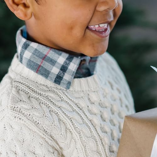 Image of Hope & Henry Boys' Long Sleeve Crew Neck Pullover Sweater