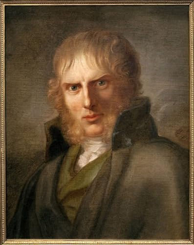 Peinture décorative sur toile de Gerhard Von Kugelgen portrait d'art d'exception 60x90cm