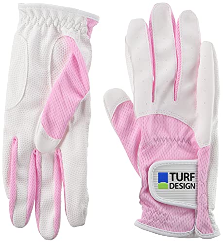ゴルフグローブ TDGL-2170L ホワイト/ピンク M