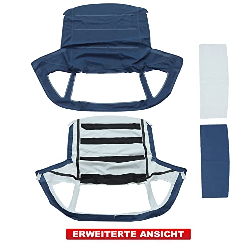 Frankberg Cabrioverdeck Softtop Verdeckbezug Blau Kompatibel mit SL R107 380 SL 450 SL 560 SL 1972-1989 Replace# MBZ1074651-651