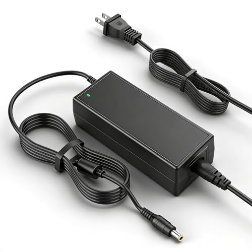 for LG Monitor Power Cord 19V 3.42A Power Adapter Compatible with LG 34' 32' 29' 27' 24' 23' 22' 20' 19' LCD LED HD TV Widescreen 4K UHD Monitor replacment for lg Monitor Power Cord