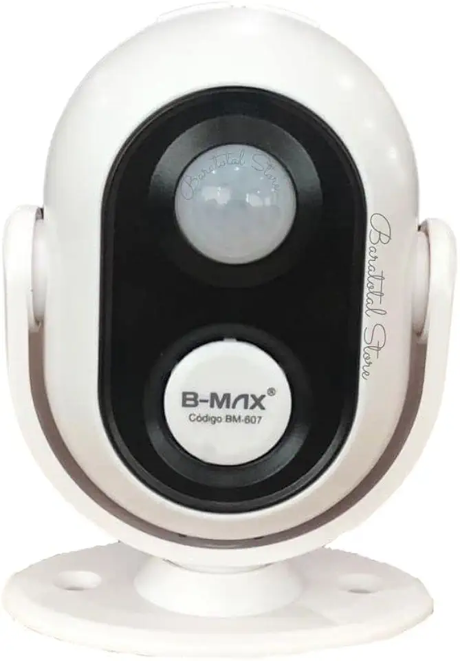 B-max Sensor de Movimento Detector de Presença Segurança Sonoro Voz Alerta Loja