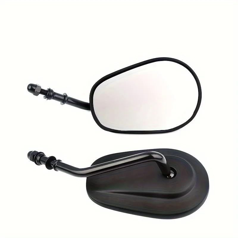 Espejos retrovisores para moto y scooter ajustables en color negro