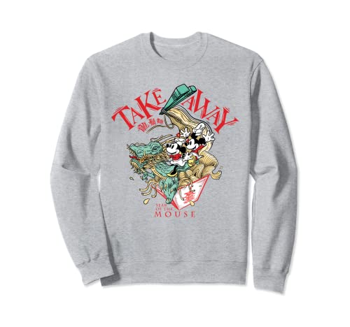 Sweat Mickey et Minnie Mouse Take Away Noodles pour un style Disney unique