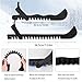 Lnrkai Ice Skate Guards, Kids Ice Skate Blade Covers, Adjustable Hockey Skate Guards, Ice Skating Blade Protector Accessories for Figure Skates Hockey (2, Black, M+L)