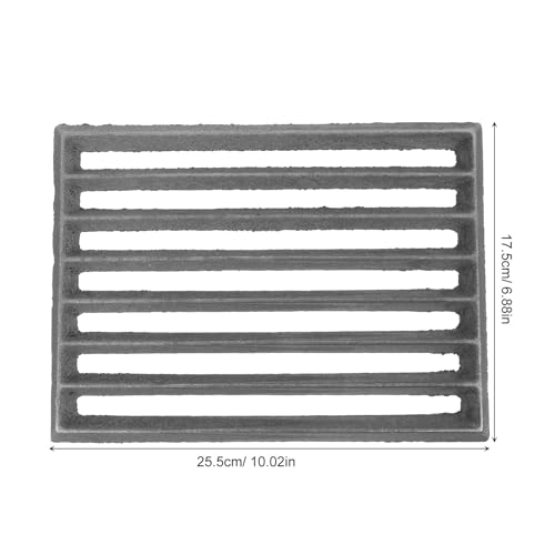 Grille de barbecue en fonte 255x17cm | Plaque de cuisson robuste durable - 3