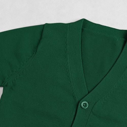 Loose Button-Down Cardigan for Toddler Girls Solid Color Knit Sweater Boys Long Sleeve Casual Cardigan2