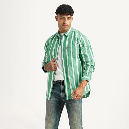 Image of Levi's Men's Striped Slim Fit Shirt