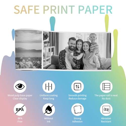 Papier d'impression instantané MFLABEL pour ne jamais manquer de recharges