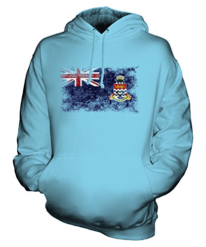 Sweat pull à capuche Îles Caïmans Candymix délavé unisexe pour homme et femme