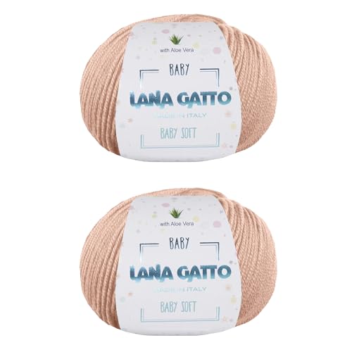 Baby Soft Yarns for Crocheting and Knitting 100% Merino Wool Treated with Aloe Vera