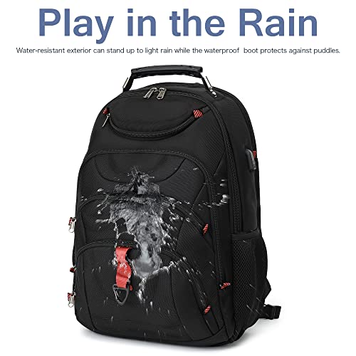 Backpack For School, High School Backpack For Boys, Laptop Backpack For Men Women, Large Bookbag For Boy, Travel Backpack For High School Boy, Work Backpack Fits 17.3 Inch Laptop, Black #TOP3