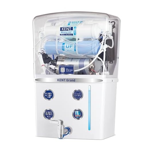 KENT Grand RO+UF Water Purifier | Patented Mineral RO Technology | RO + UF + UV in Tank |20 LPH Output | 8 L Storage| 4 Years Free Service