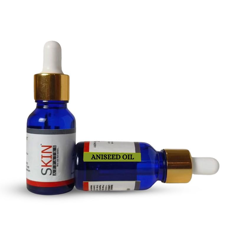 Skin Affairs Plant Based Natural Aniseed Essential Oil - Natural, Pure, Plant-Based Skincare & Haircare Solution - Hydrates, Soothes, Promotes Hair Growth & Skin Healing - Vegan & Cruelty-Free 15 Ml