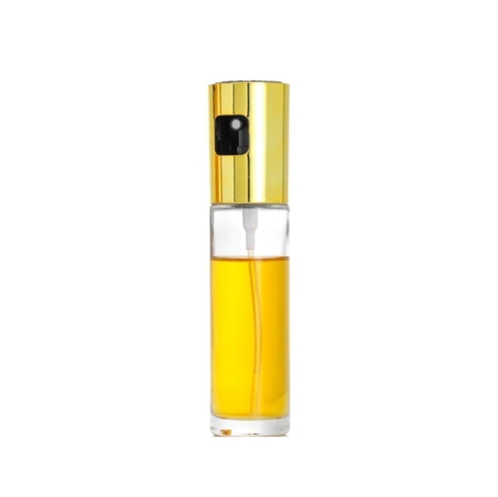 HDICUHNANU Reusable Kitchen Oil Bottles Cruet Olive Oil Sprayer Household Suitable For Salad Barbecue Baking Air Fryer, Salad(Gold)