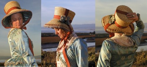 Early 19th Century Regency or Romance Era Seaside Bonnet Pattern