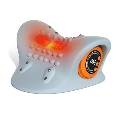 Holniva 2025 Upgraded Neck Massager Device with Heat, Pulse & Vibration, 3 Modes, Ergonomic Design,...