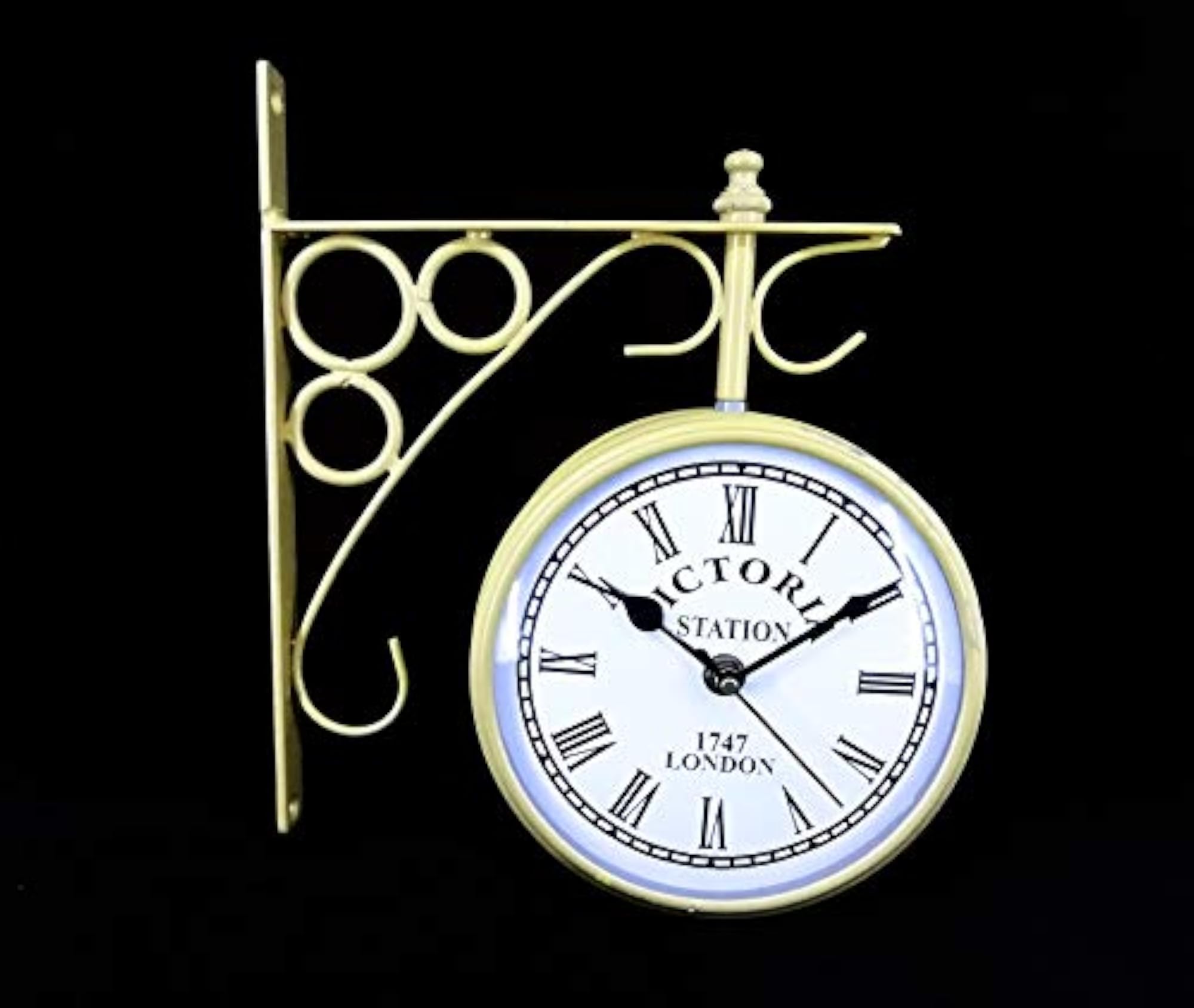 Handmade Retro Design Victoria Station Clock