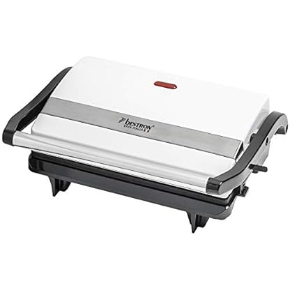 Bestron Kontaktgrill mit Auffangschale, Sandwichmaker mit Cool-Touch-Handgriff, Paninimaker mit Antihaftbeschichtung… – Bild 4