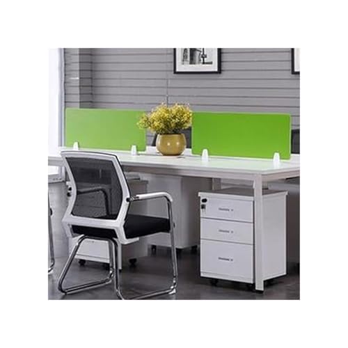 Worpace s - Divisori acustici da scrivania, separatori indipendenti per biblioteca, aula e ufficio, verde, 80 x 30 cm, confezione da 2