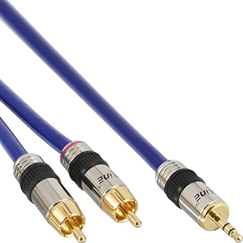 Câble mini jack RCA 15m InLine pour brancher le PC de bureau au grand canapé