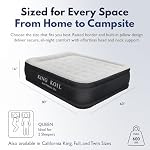 King Koil Air Mattress Queen with Built-in Pump, 20” Raised Airbed - Image 2