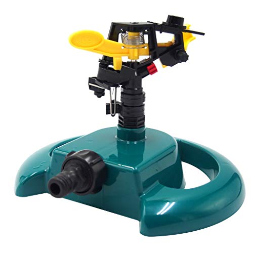 VICCKI Rotating Impulse Sprinkler Garden Lawn Grass Watering System Water Hose Spray