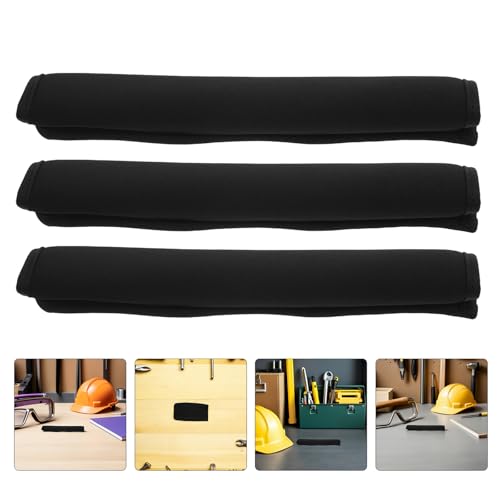 Bandas para sudor de casco forro transpirable reutilizable de algodón negro Gadpiparty 7