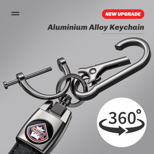 Image of Car Keychain Keyring for S.F Giant Baseball Fans,San Fransisco Giant Accessories Women /Men's Keychains for Vehicles,Leather Key Ring Lanyard Car Key Fob Holder,Key Fob Keyring Replacement