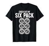 Check Out My Six Pack Funny Beer, Funny Drinking T-Shirt
