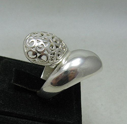 Longue bague en argent massif 925 R001135 Empress
