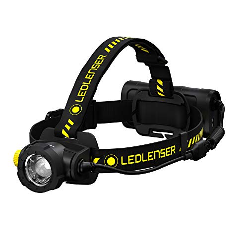 Ledlenser, H15R Work Rechargeable Headlamp, 2500 Lumens, Advanced Focus System, Constant Light Output, Magnetic Charge System, Waterproof, Protective Lens, High CRI Color Rendering