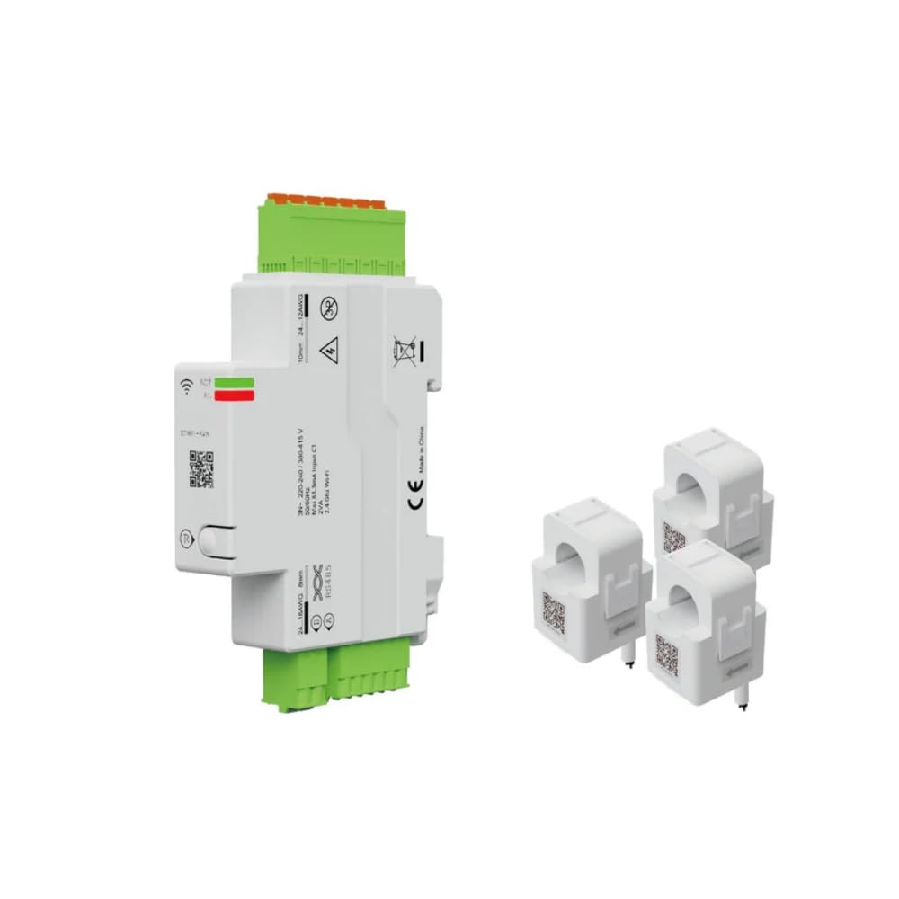 Ray Tipi WiFi Akıllı Enerji Ölçer (3 Faz) 120A/200A - Tuya,Smart Life Uyumlu (200A)