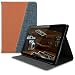 Produktbild kwmobile Hülle kompatibel mit Huawei MediaPad T5 10 - Slim Tablet Cover Case Schutzhülle mit Ständer Braun Blau