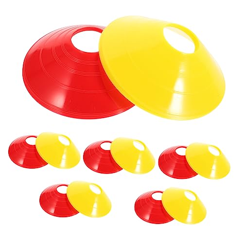 HEMOTON 12 con Logotipo para Entrenamiento De Fútbol ​​Disco con Logotipo Soporte para Pelota De Obstáculos Disco De Entrenamiento Plato De Entrenamiento De Fútbol Deportivo