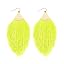 Feather Fringe - Neon Yellow