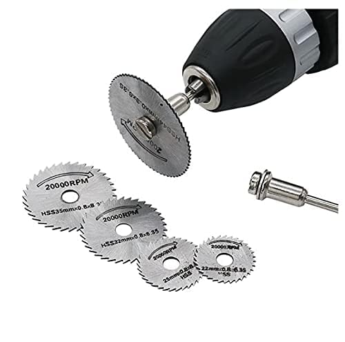 KP2 6Pcs Rotary Tool Metal Cutting Circle Hss Mini Circular Saw Blade For Wood (6 Pcs, Suitable for Cutting) (B0D1Y8CDFZ) Amazon Price History, Amazon Price Tracker