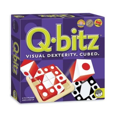 Mindware Q-Bitz Pattern Matching Fun Board Games For Family Game Night | Ages 8 And Up 2-4 Players #TOP5