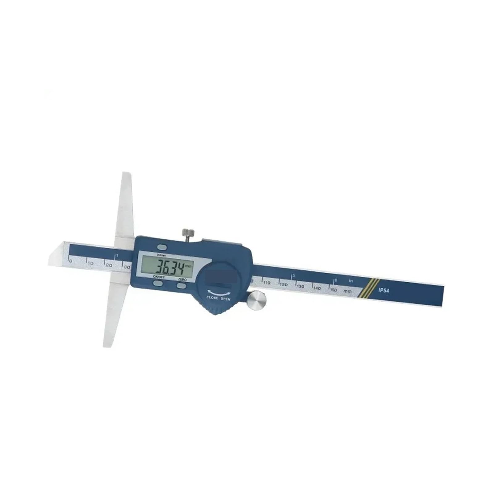 Mikrometer-Set, Tiefenmessschieber-Mikrometer 150/200/300 mm Digitaler Messschieber Edelstahl Elektrischer digitaler Tiefenmesser für Heimwerker/Haushalt(0-200mm)