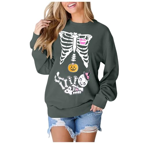 T-shirt graphique manches longues femme col rond pour éviter le coup de froid