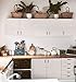 Lativo White Wood Contact Paper for Cabinets and Drawers Wood Grain Peel and Stick Wallpaper for Furniture Table Shelf Liner Self-Adhesive Wallpaper Vinyl Waterproof Easy to Install/Clean 18inW 118inL