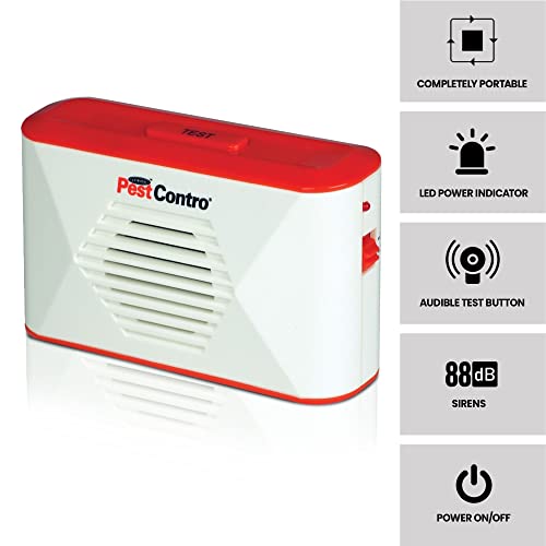 PestContro Portable Ultrasonic Rodent Repeller, Cordless Non-Lethal Pest Control, Dual Frequency, Mice Rats Squirrels Chipmunks Kitchen Office Garage Basement Shed Storage Attic - Image 6
