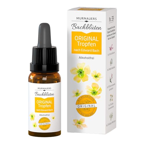 Murnauers Bachblüten Original Tropfen | 20ml | Alkoholfrei | Alltag in Balance | Hergestellt mit Original Bachblüten